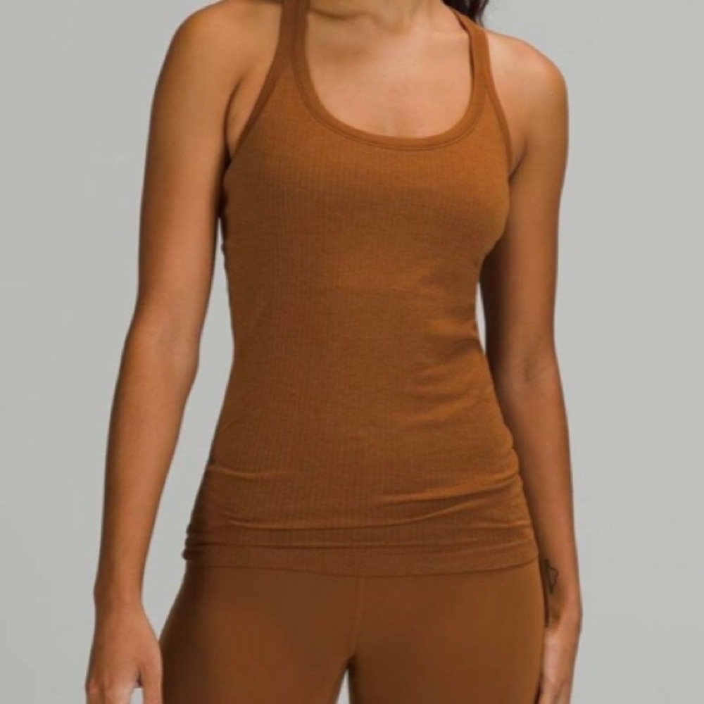 Lululemon Brown Ebb to Street Tank